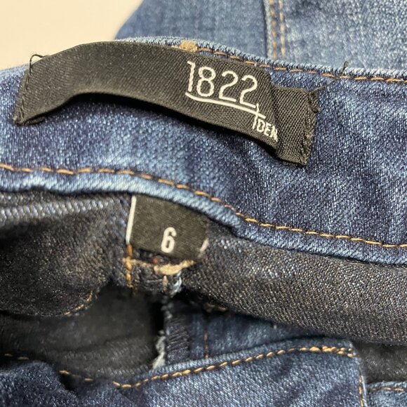 1822 Denim Womens Skinny Fit Stretch Jeans‎ Size 6 Medium Wash - Picture 10 of 10